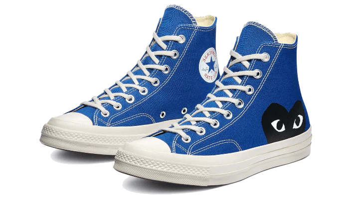Alternative view of Chuck Taylor All Star 70S Hi Comme Des Garcons Play Blue Quartz