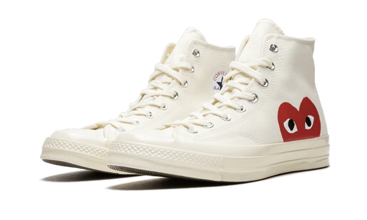 Alternative view of Chuck Taylor All Star 70S Hi Comme Des Garcons Play White