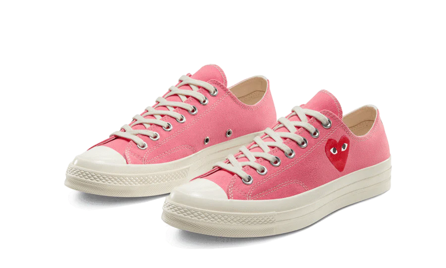 Alternative view of Chuck Taylor All Star 70S Ox Comme Des Garcons Play Bright Pink