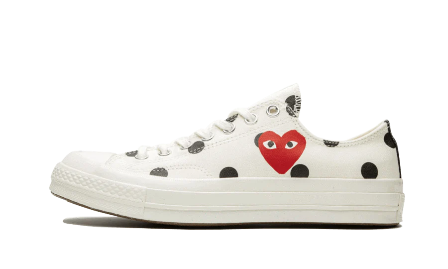 Chuck Taylor All Star 70S Ox Comme Des Garcons Play Polka Dot White
