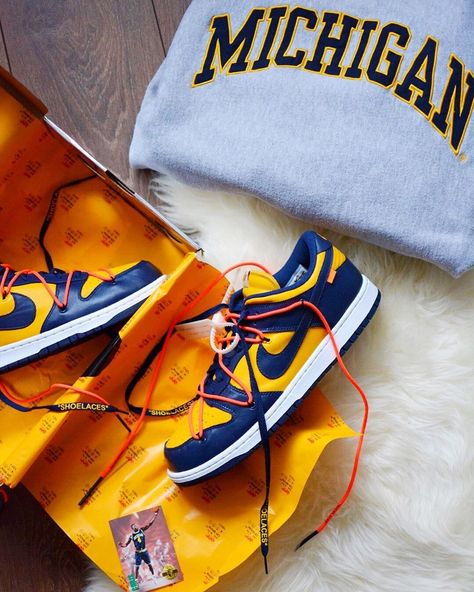 Dunk Low Off White Michigan - Image 6