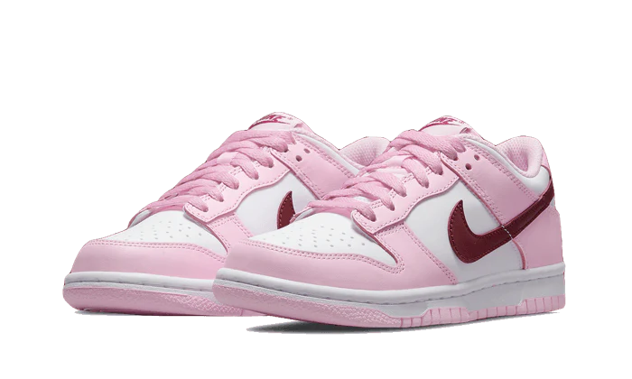 Dunk Low Pink Red White - Image 2
