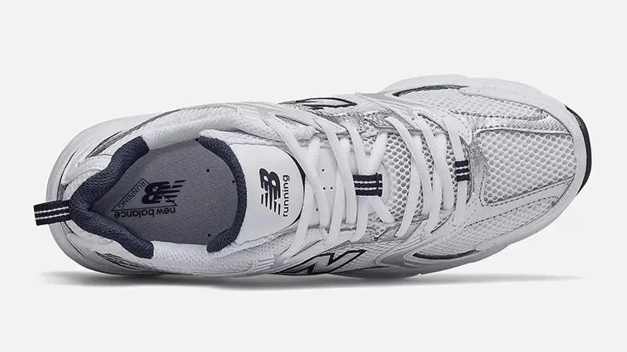 New Balance 530 Trainers White Navy - Image 2