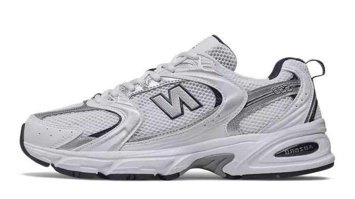 New Balance 530 Trainers White Navy - Image 5