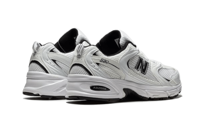 New Balance 530 White Black Details - Image 3