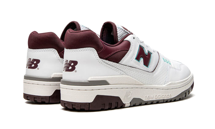 New Balance 550 Burgundy Cyan - Image 3