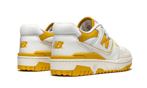 New Balance 550 Sea Salt Varsity Gold - Image 3