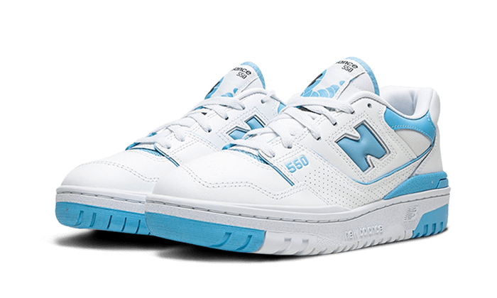 New Balance 550 Unc White Dusk Blue - Image 2
