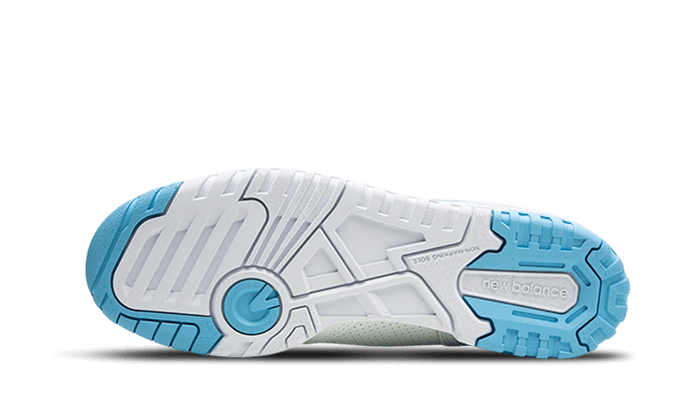 New Balance 550 Unc White Dusk Blue - Image 4