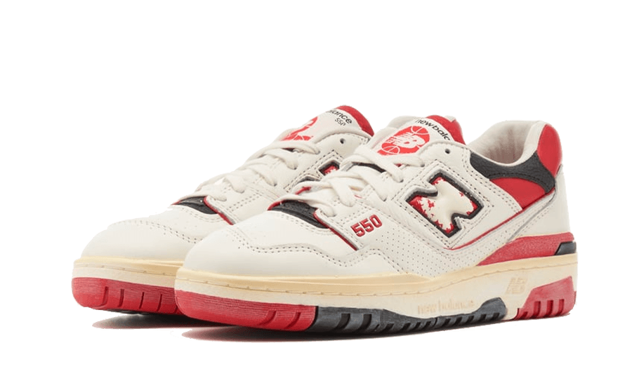 Alternative view of New Balance 550 Vintage Red - Shop Sneakers Online And Cozy Shoes | Cozy Kicks Official