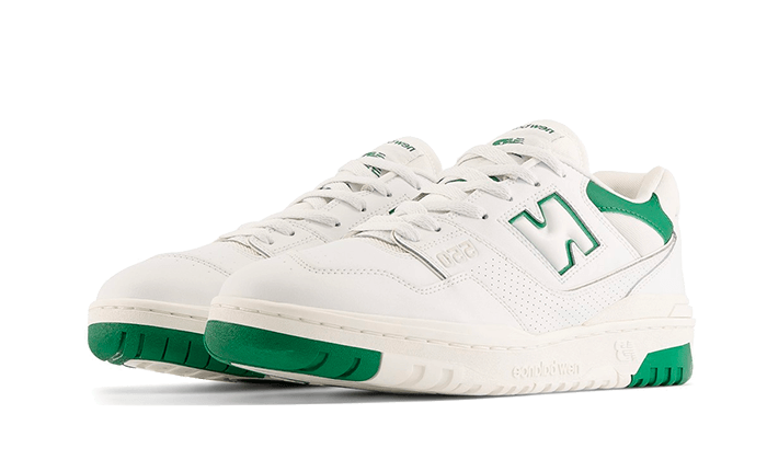 New Balance 550 White Classic Green - Image 2