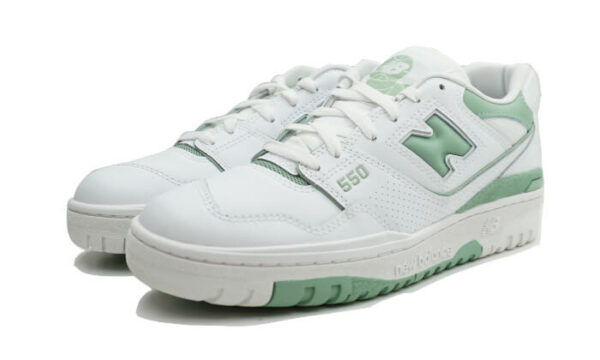Alternative view of New Balance 550 White Mint Green