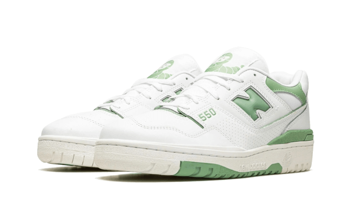 Alternative view of New Balance 550 White Mint Green