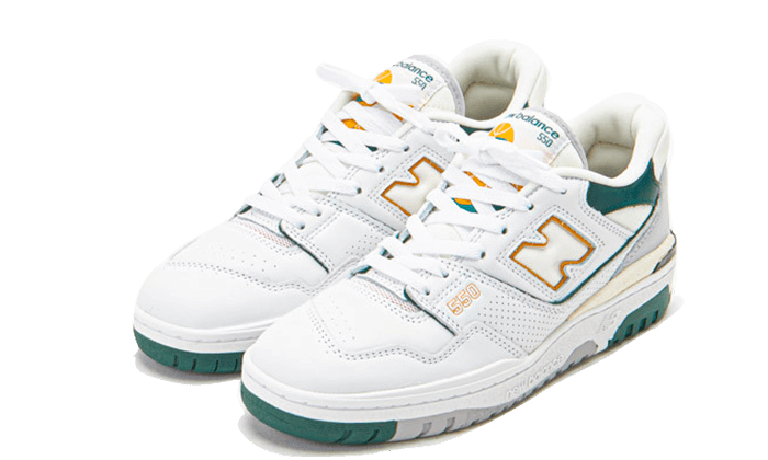 New Balance 550 White Nightwatch Green - Image 2