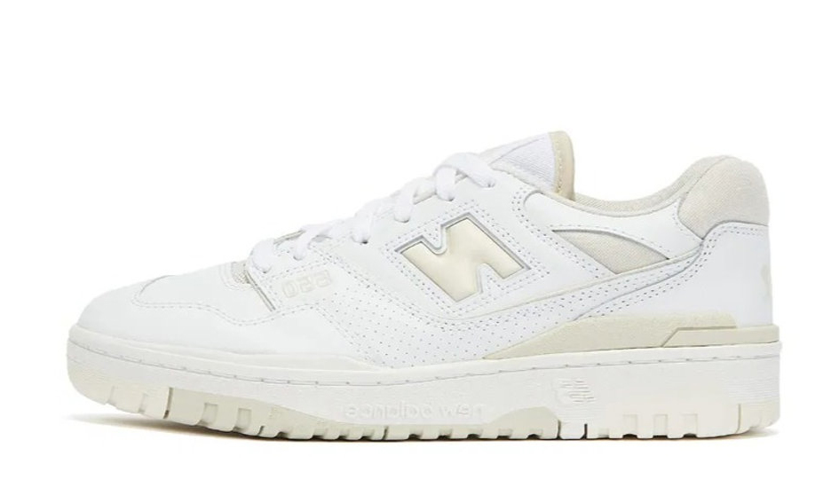 New Balance 550 Womens White / Silver Birch Trainers