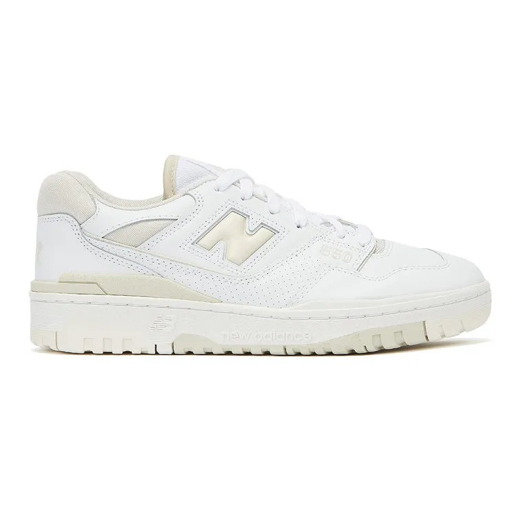 Alternative view of New Balance 550 Womens White / Silver Birch Trainers