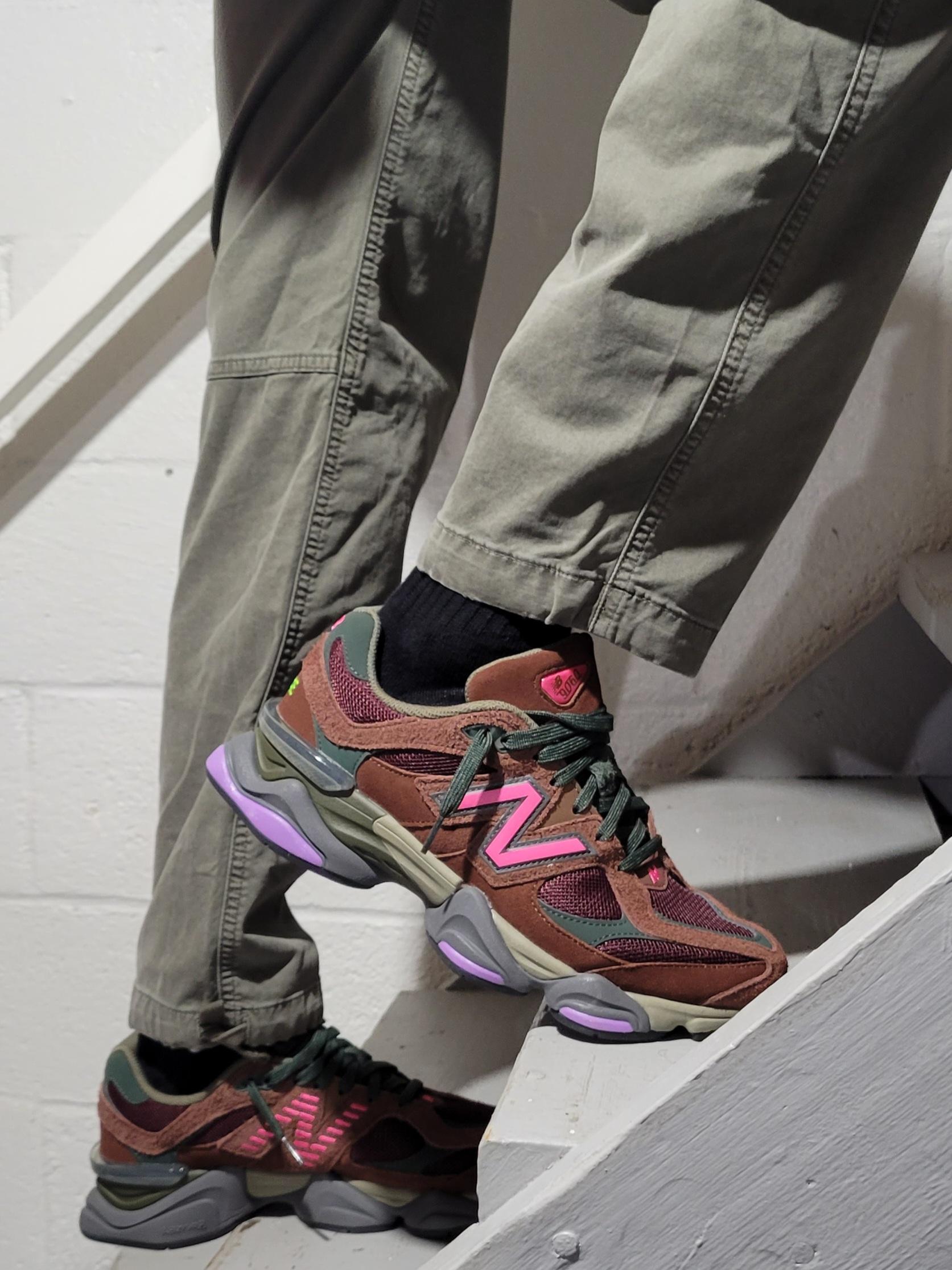 New Balance 9060 Rich Oak Burgundy - Image 5