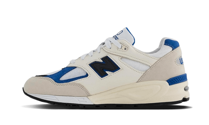 New Balance 990 V2 Made In Usa White Blue