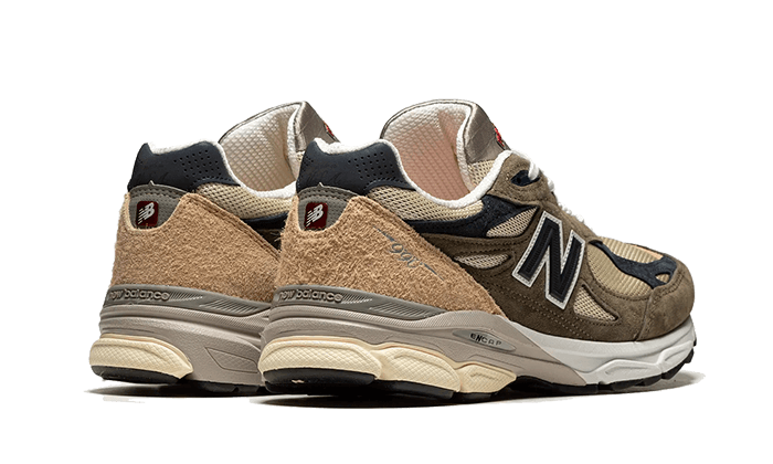 New Balance 990 V3 Made In Usa Green Cream - Image 3