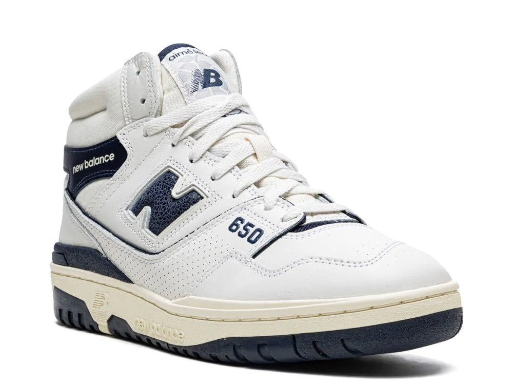 Alternative view of New Balance X Aime Leon Dore 650R High-Top Sneakers Blue
