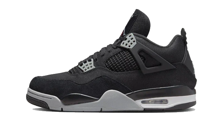 Nike Air Jordan 4 Black Canvas