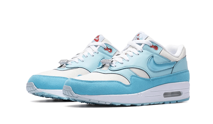 Alternative view of Nike Air Max 1 Puerto Rico Blue Gale