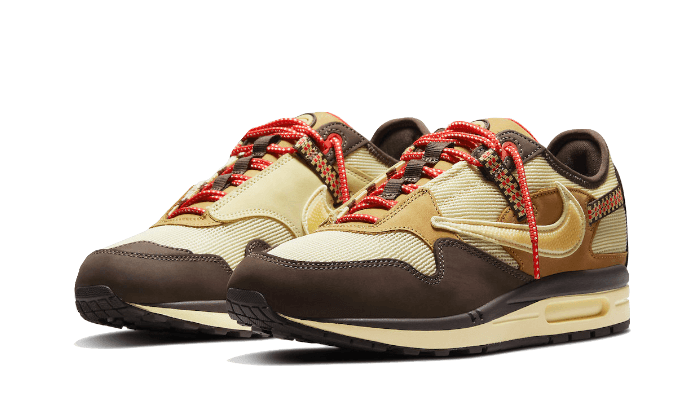 Alternative view of Nike Air Max 1 Travis Scott Cactus Jack Baroque Brown