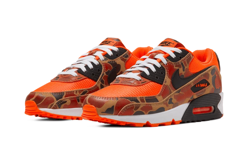 Alternative view of Nike Air Max 90 Orange Duck Camo