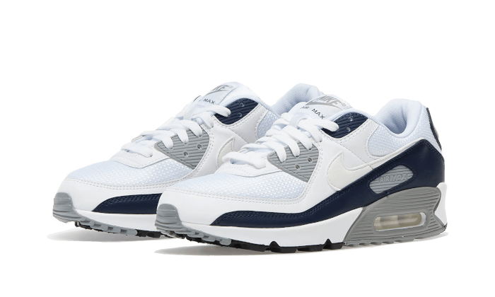 Nike Air Max 90 White Grey Obsidan - Image 2