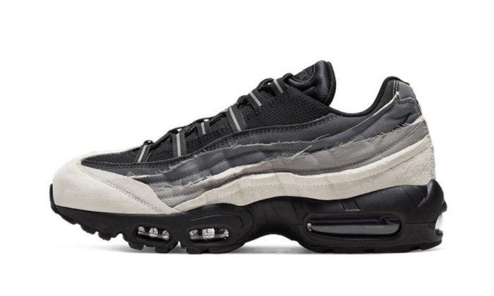 Nike Air Max 95 Comme Des Garcons Black Grey - Image 3