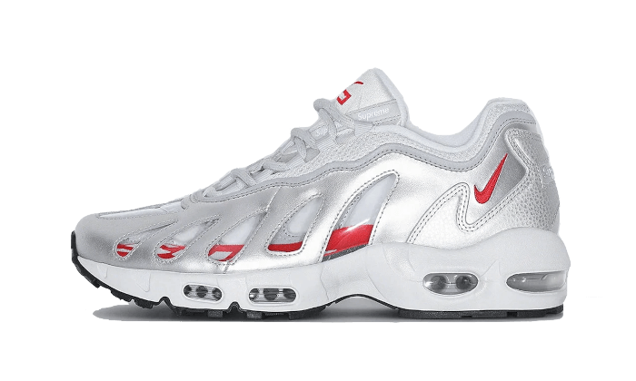 Nike Air Max 96 Metallic Silver Supreme