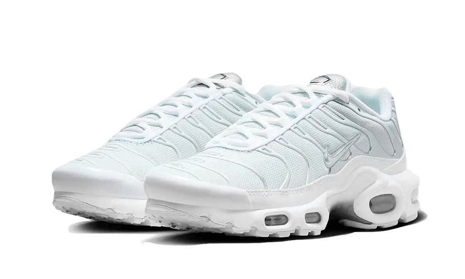 Alternative view of Nike Air Max Plus White Metallic Silver