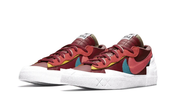 Alternative view of Nike Blazer Low Sacai Kaws Team Red
