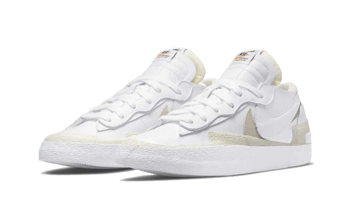 Alternative view of Nike Blazer Low Sacai White Patent