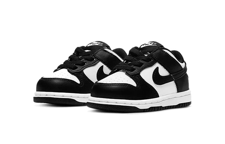 Alternative view of Nike Dunk Low Kids Black White