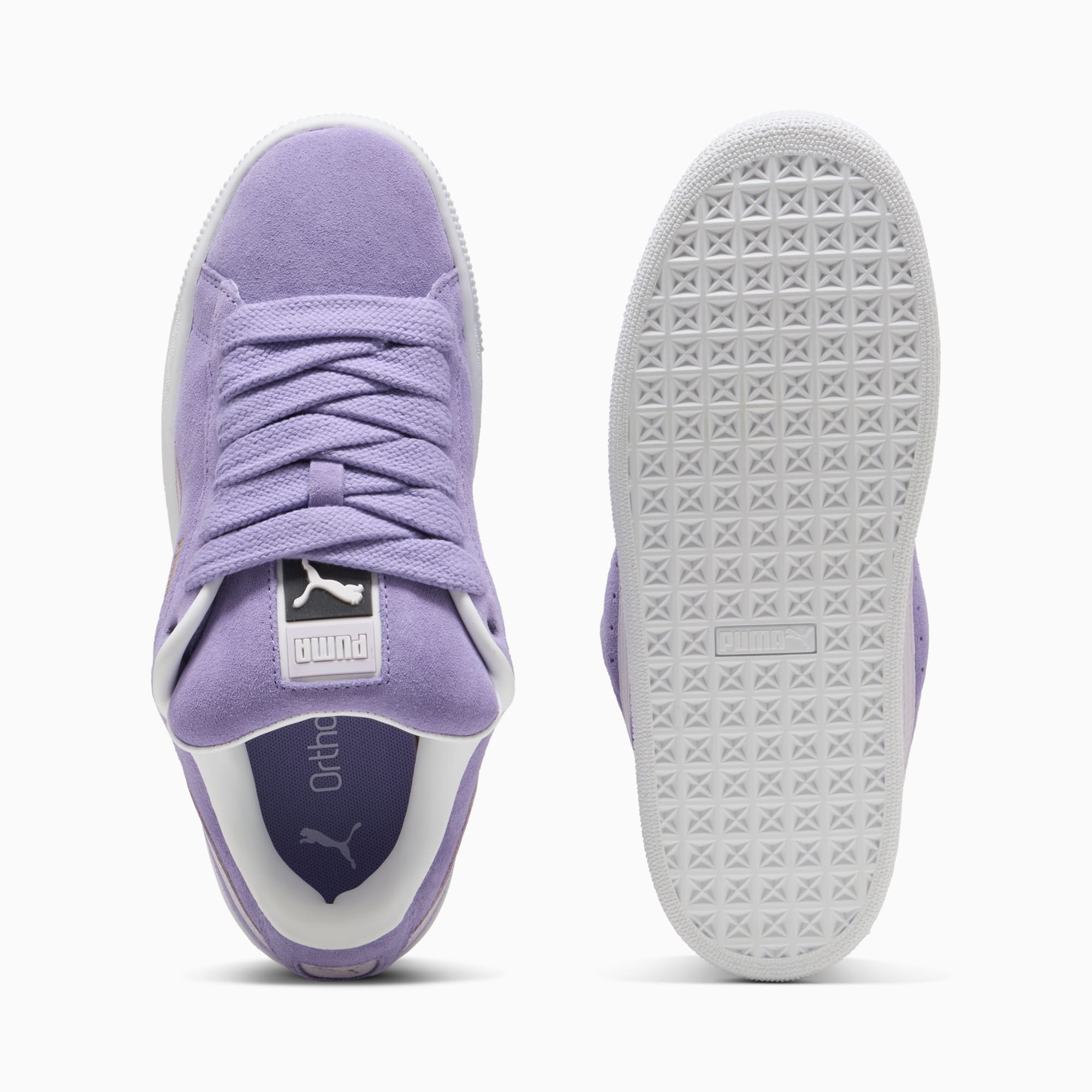 Suede Xl Sneakers Unisex Lavender Alert-Lilac Frost-White - Image 6