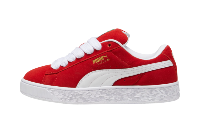 Suede Xl Sneakers Unisex Red-White - Image 8