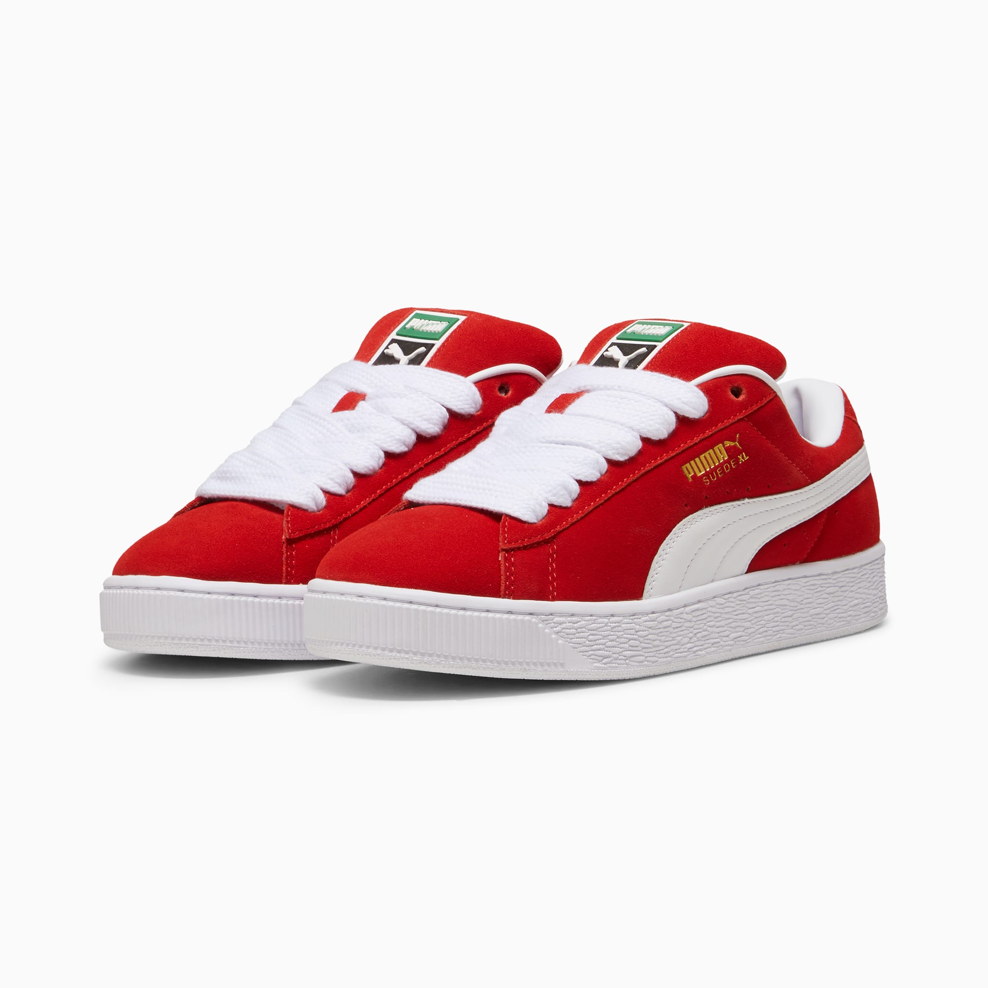 Suede Xl Sneakers Unisex Red-White - Image 3