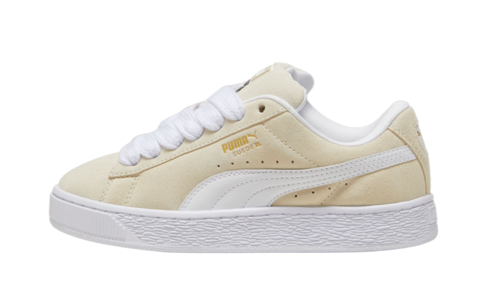 Suede Xl Sneakers Unisex Sugared Almond-White - Image 7