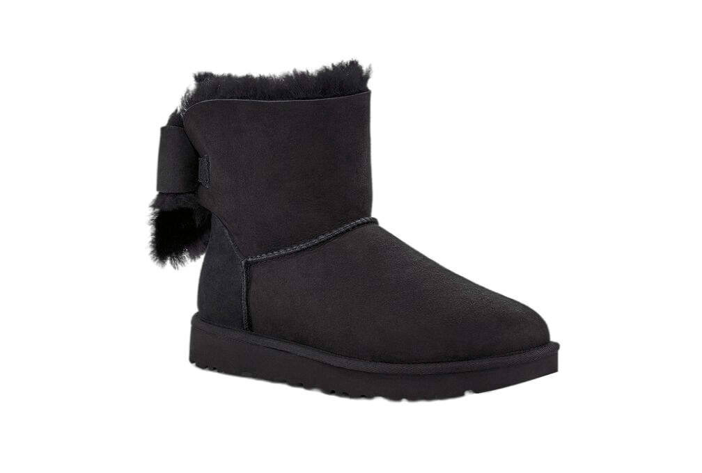 Alternative view of Ugg Classic Heritage Bow Black