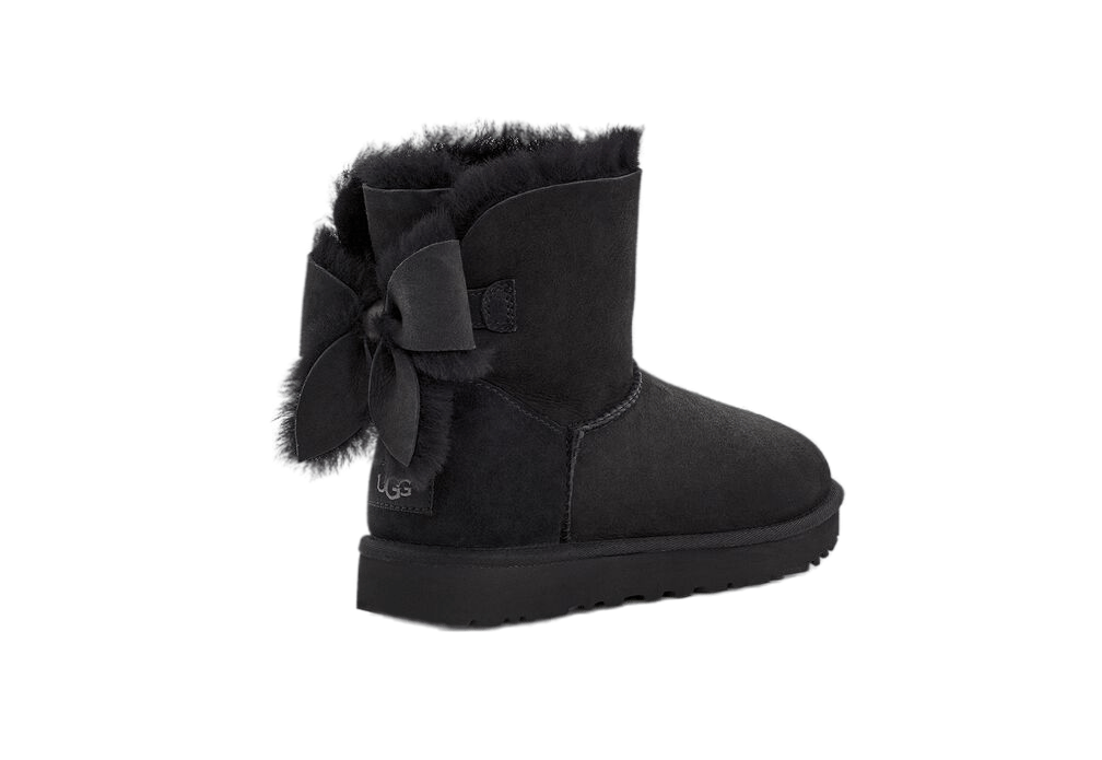 Ugg Classic Heritage Bow Black - Image 3