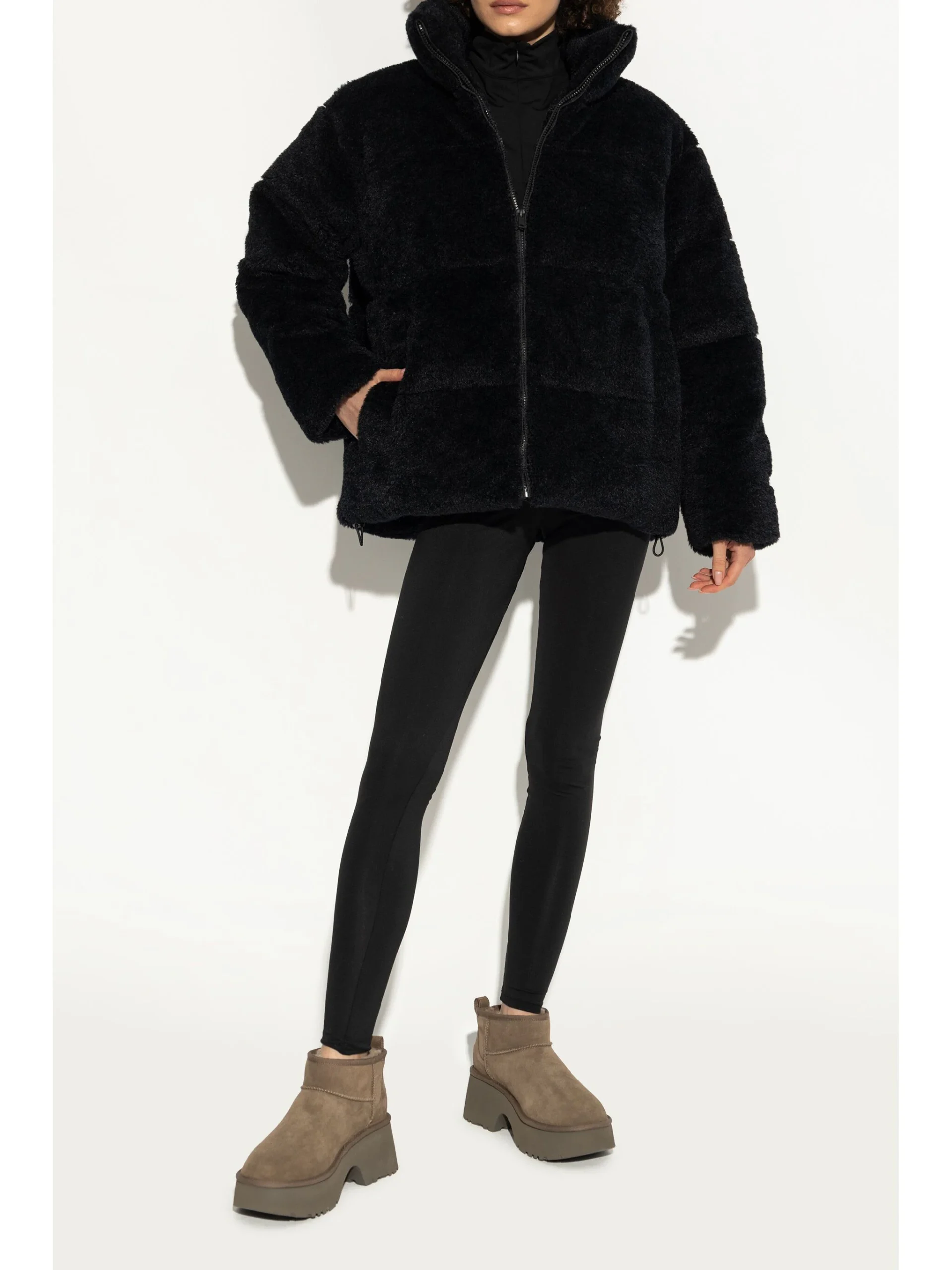 Ugg Classic Ultra Mini New Heights Boots Light Brown - Image 4