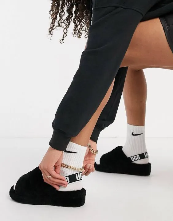 Ugg Fluff Yeah Slide Black - Image 4