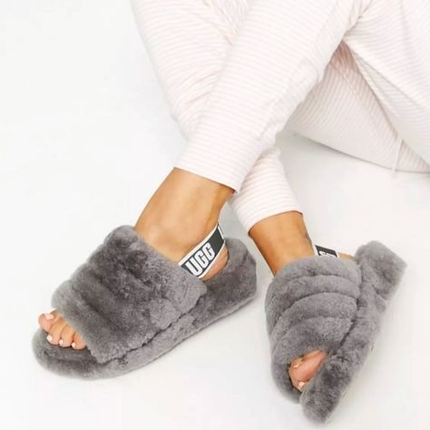 Ugg Fluff Yeah Slide Grey - Image 4