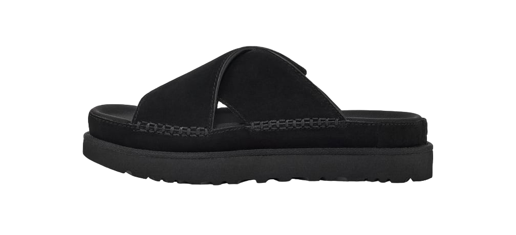Ugg Women’S Goldenstar Cross Slide Black - Image 3