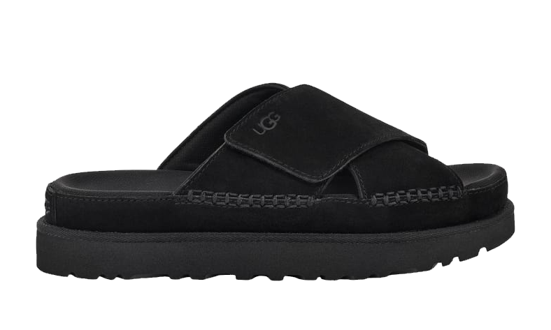 Ugg Women’S Goldenstar Cross Slide Black