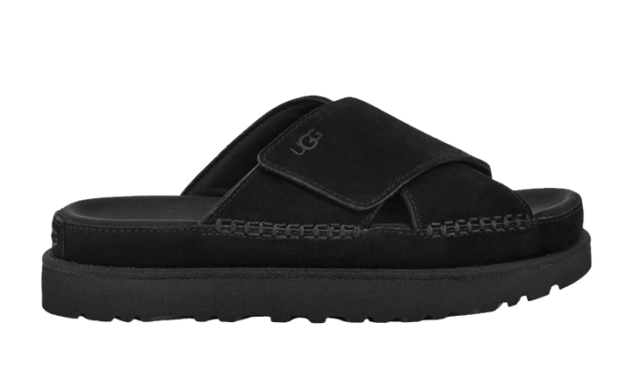 Ugg Women’S Goldenstar Cross Slide Black - Image 8