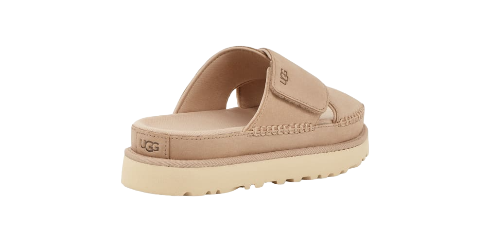 Ugg Women’S Goldenstar Cross Slide Driftwood - Image 4