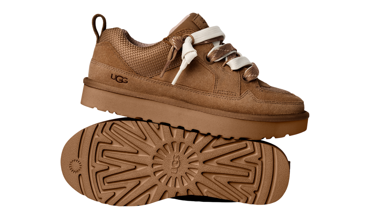 Ugg Women’S Lo Lowmel Sneaker Chestnut - Image 3