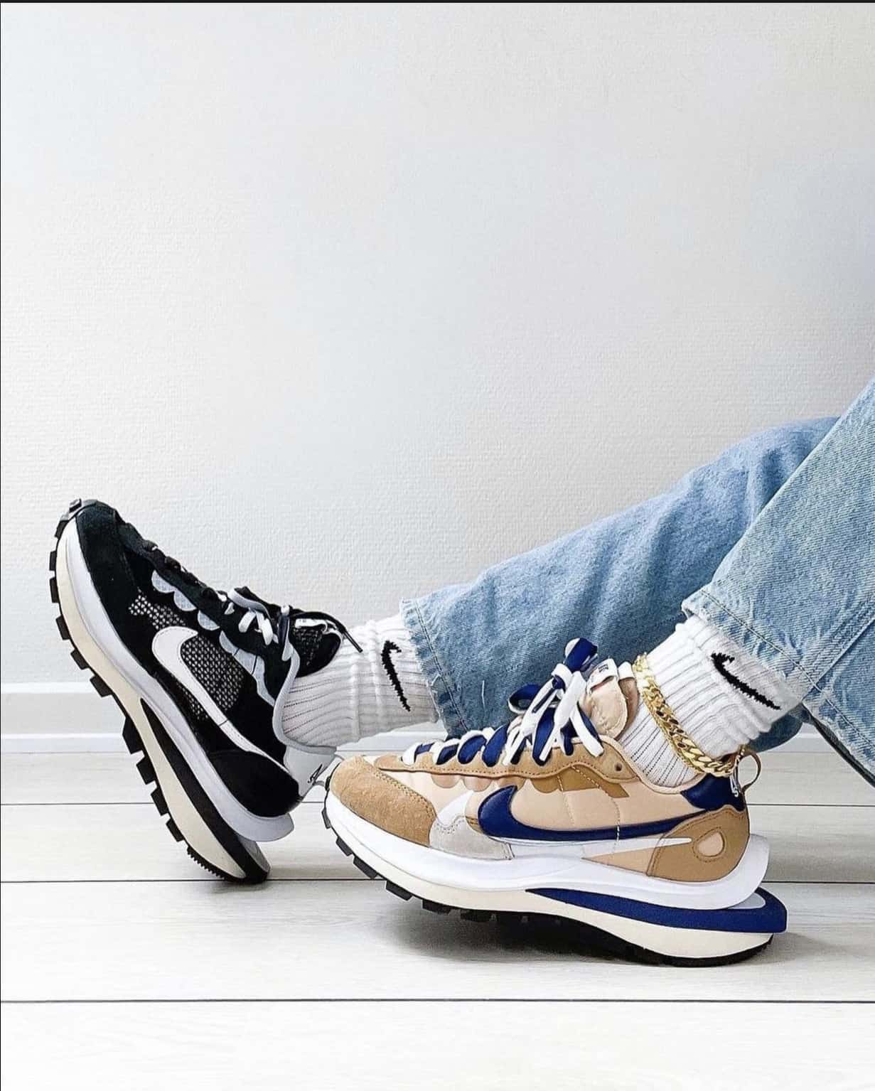 Vaporwaffle Sacai Black White - Image 5